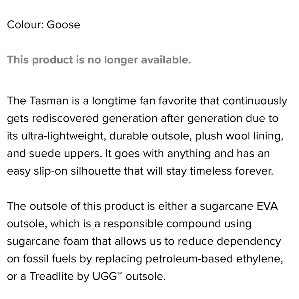 UGG Tasman in Goose - Picture 10 of 10